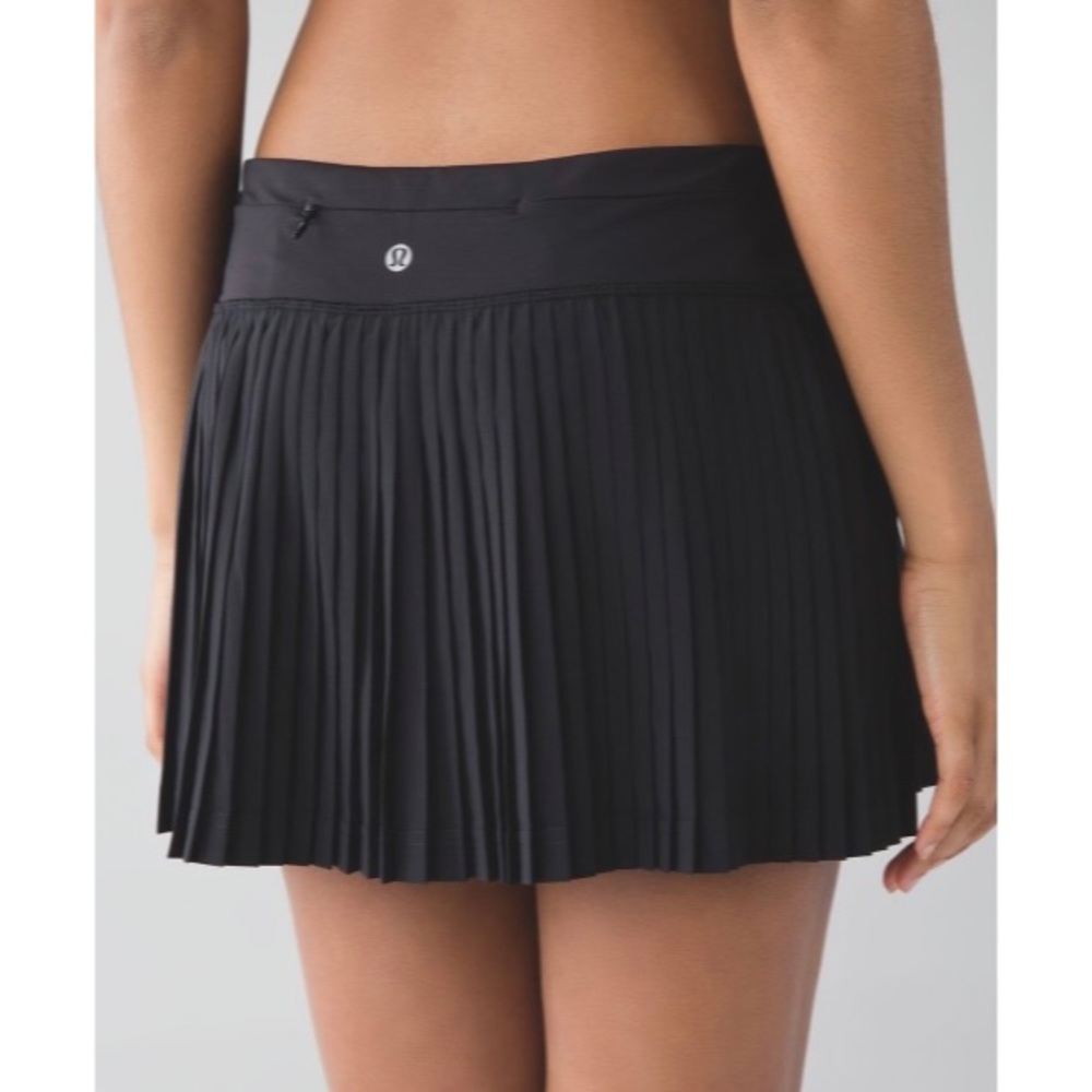 Lululemon Pleat To Street Athletic Skirt Black